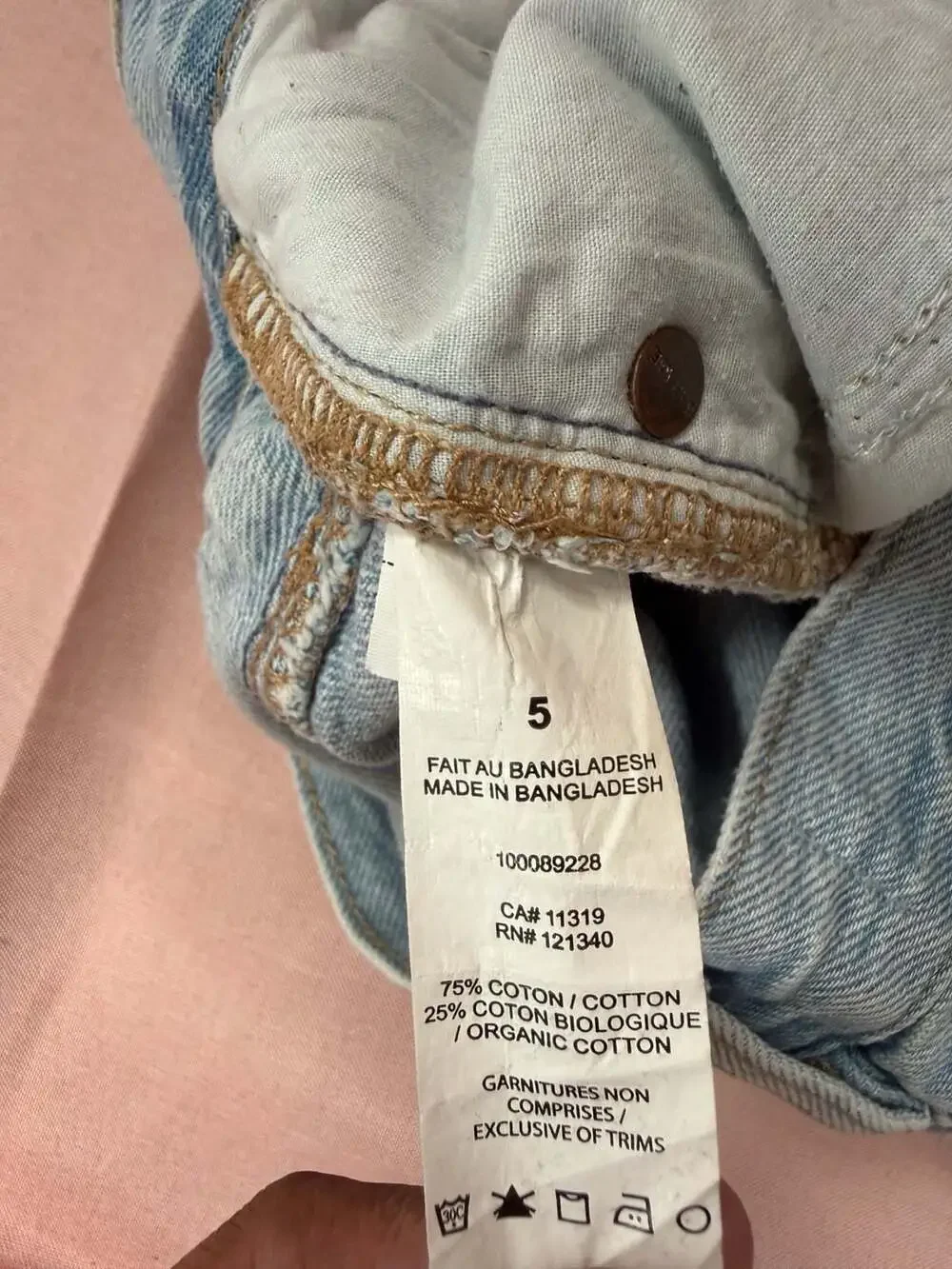 Garage Denim Low Rise Baggy Jeans Light Wash